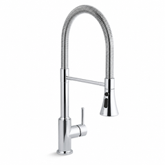 Candan Kitchen Mixer - Chrome (Spring Spray)