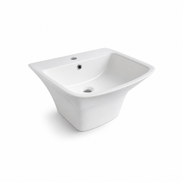 White Ceramic Basin 45x50cm
