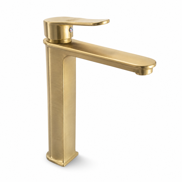 Vetalio Basin Mixer - Brushed Gold (Square)