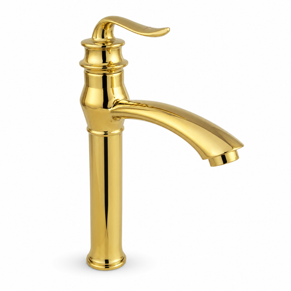 Vetalio Basin Mixer - Gold (Curved Spout)