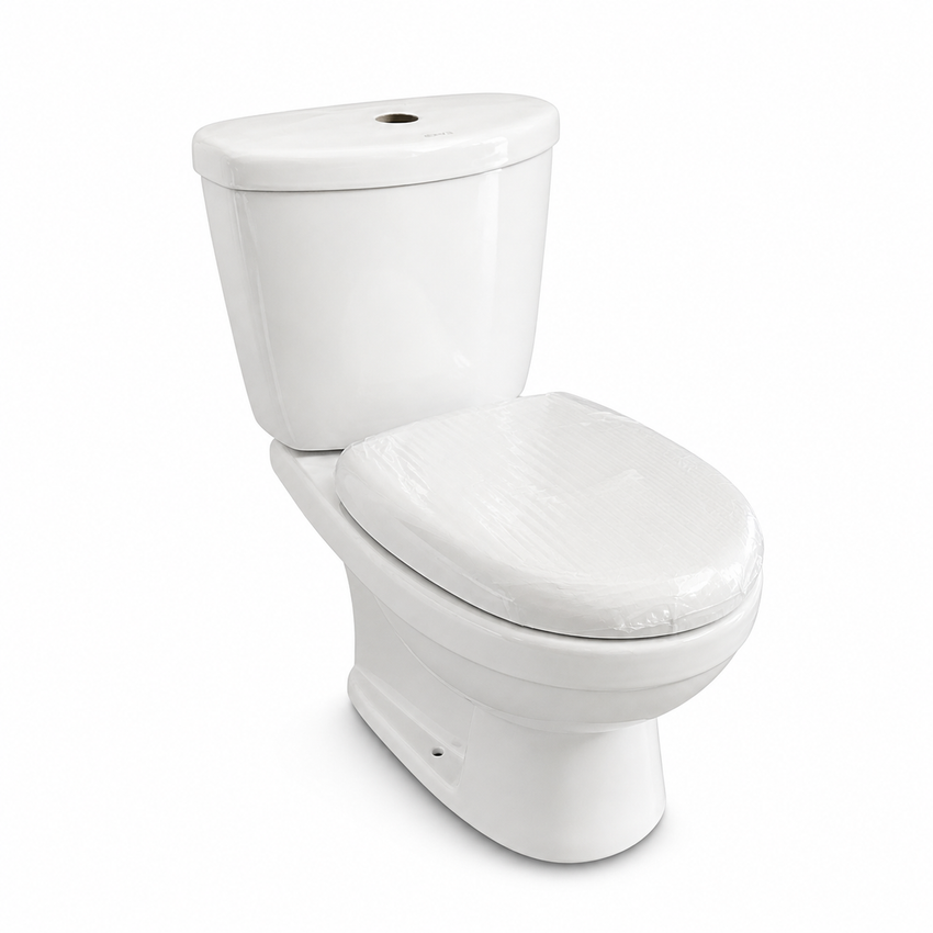 White Two-Piece WC
