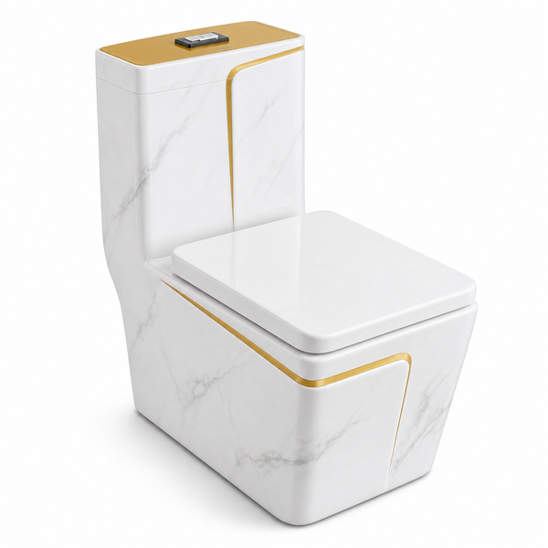 Marble Gold WC