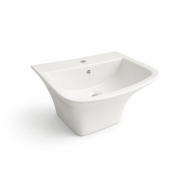 White Ceramic Basin 45x50cm