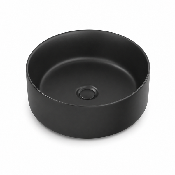 Matte Black Basin 35x35cm