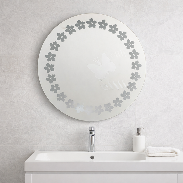 60×60cm Round LED Bathroom Mirror