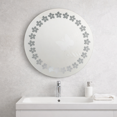 60×60cm Round LED Bathroom Mirror