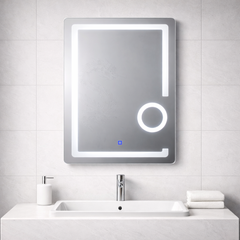 70×50cm LED Mirror – Designed Pattern