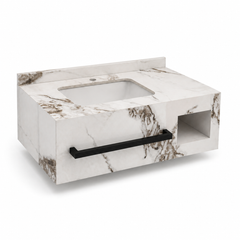 White Marble Vanity 50x80x30cm