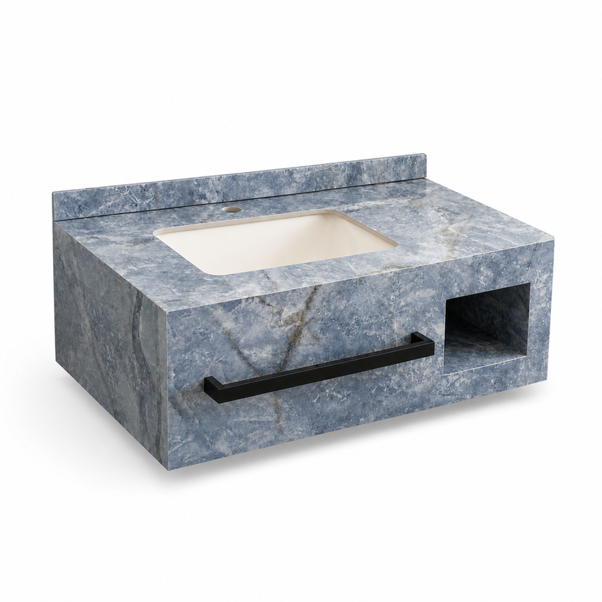 Blue Marble Vanity 50x80x30cm