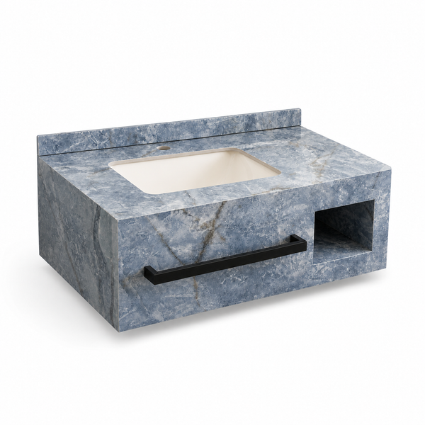 Blue Marble Vanity 50x80x30cm