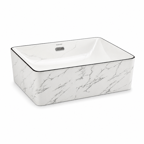 White Marble Basin 50x33cm