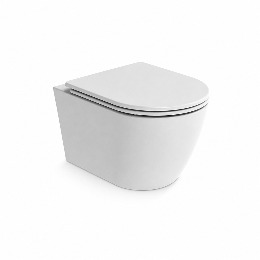 White Wall-Hung WC