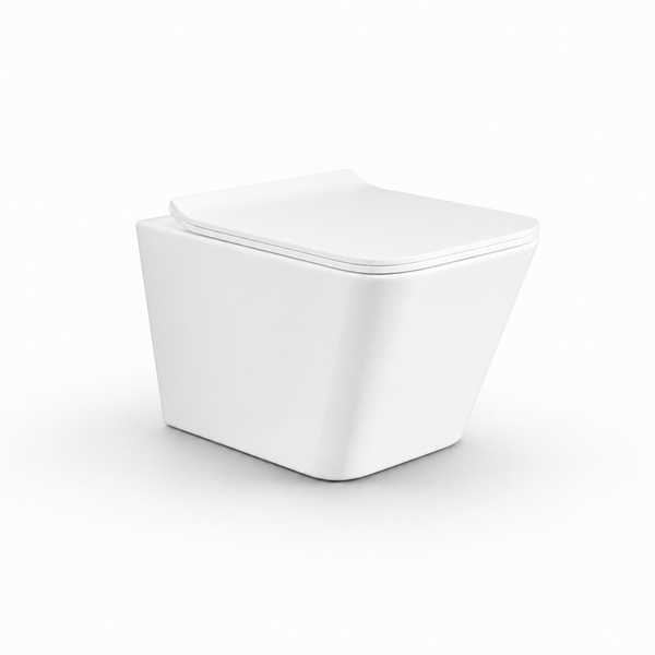White Wall-Hung WC